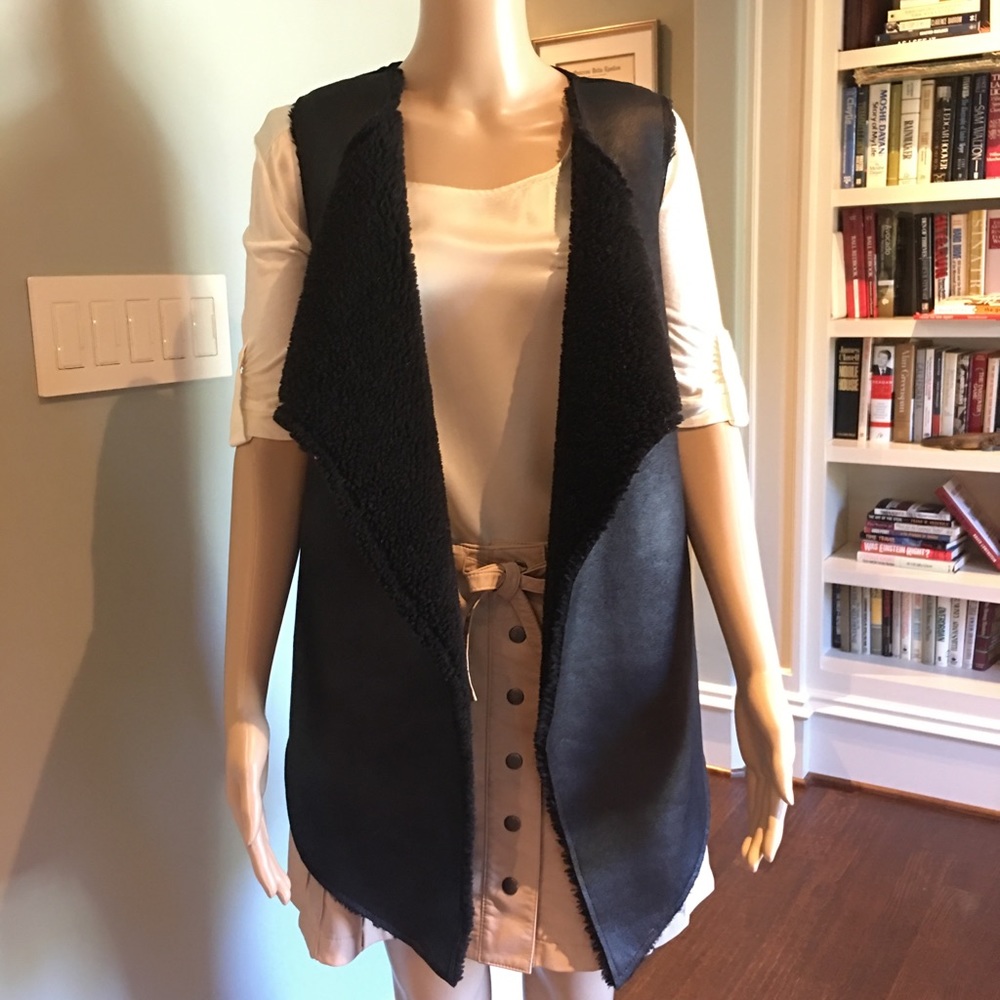 Velvet by Graham & Spencer faux shearling vest
